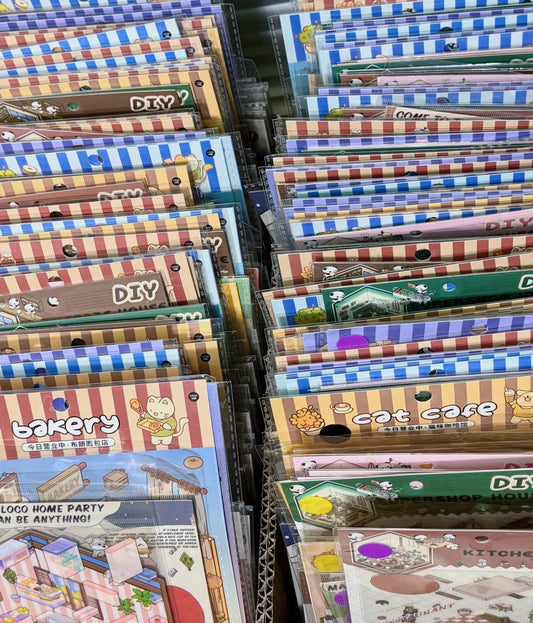 3D Stereoscopic Stickers Stress Relief Scene Stickers